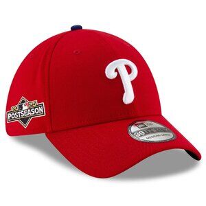 New Era Phila. Phillies '25 Postseason Participant 39Thirty Stretch Fit Hat M/L